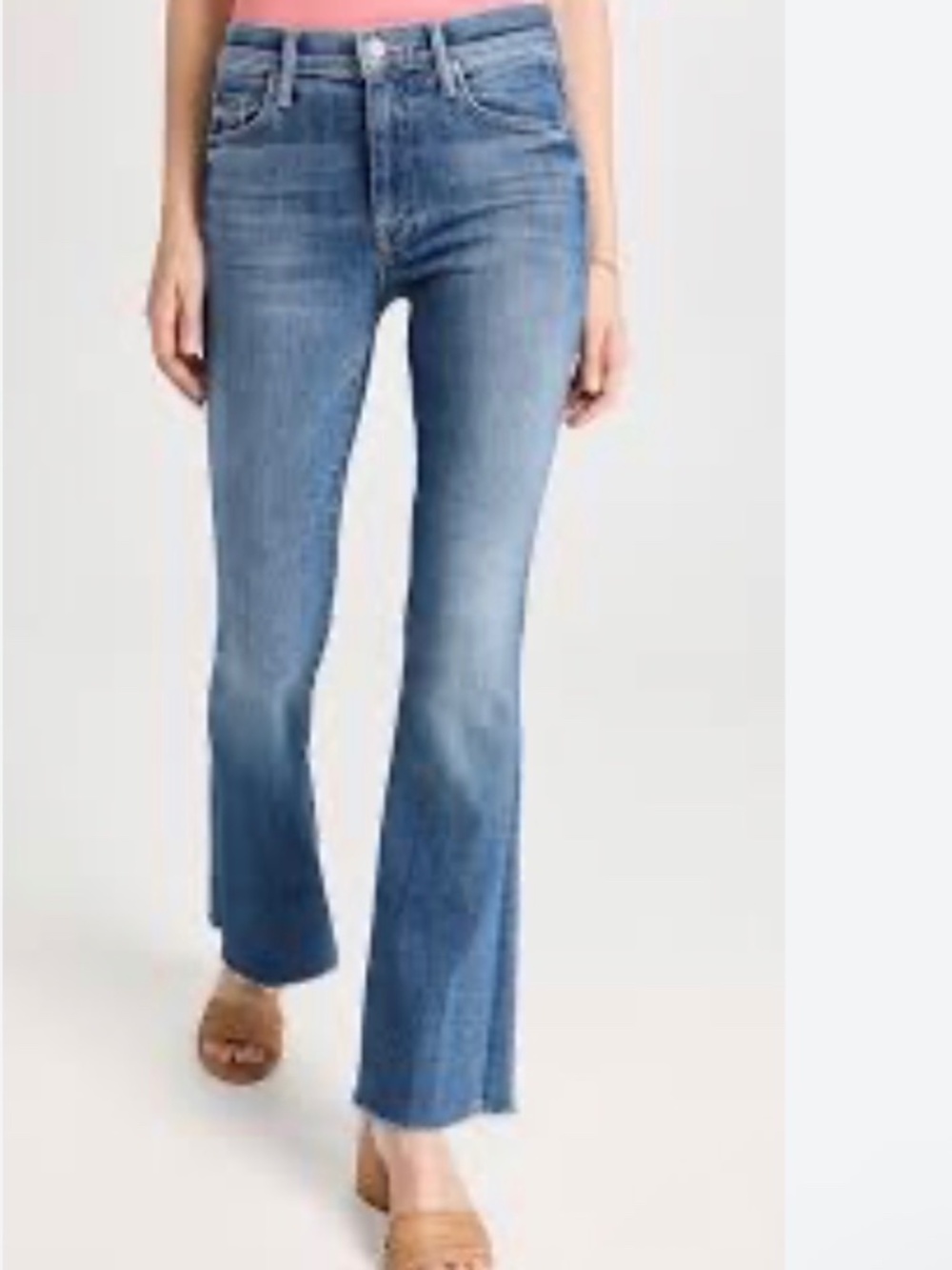 Mother The Weekender Fray Denim Jeans Graffiti Girl SZ 27